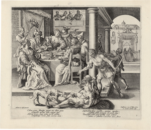 Lot 5640, Auction  116, Passe d. Ä., Crispijn de, Lazarus und der reiche Mann