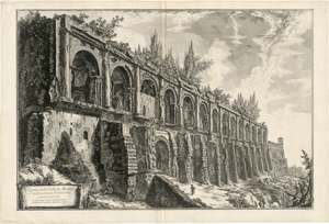Lot 5650, Auction  116, Piranesi, Giovanni Battista, Avanzi della Villa di Mecenate a Tivoli