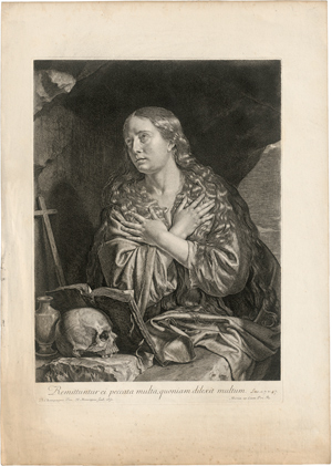 Lot 5656, Auction  116, Plattenberg, Nicolas, Die büßende Maria Magdalena