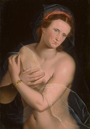 Lot 6003, Auction  116, Sellaer, Vincent, Bildnis einer unbekannten Dame als Venus Pudica