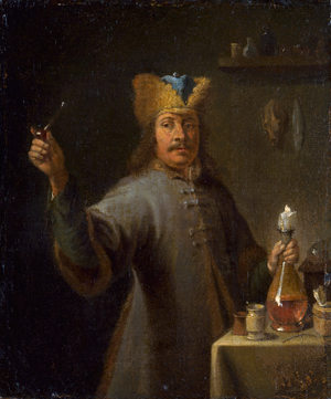 Lot 6012, Auction  116, Niederländisch, 17. /18. Jh. Der Alchemist