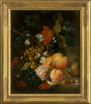 Lot 6030, Auction  116, Angermeyer, Johann Adalbert - Umkreis, Blumen- und Früchtestillleben