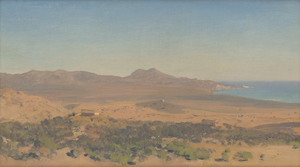 Lot 6081, Auction  116, Deutsch, um 1830. Die Valle dei Templi in Agrigent: Blick auf den Juno- und den Concordiatempel