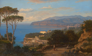 Lot 6086, Auction  116, Zielke, Julius, Blick auf die Sorrentiner Halbinsel