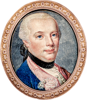 Lot 6484, Auction  116, Preußisch, um 1775. Miniatur Portrait des Königs Friedrich Wilhelm II. von Preußen als Kronprinz