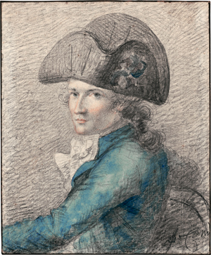 Lot 6750, Auction  116, Französisch, um 1780. Bildnis eines jungen Mannes mit Dreispitz