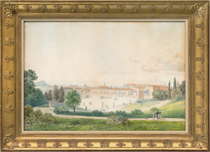 Lot 6818, Auction  116, Ender, Thomas, Der Boboli-Garten mit Blick auf die Palazzina della Meridiana des Palazzo Pitti in Florenz