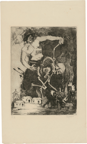 Lot 7448, Auction  116, Unbekannter Künstler, Totentanz