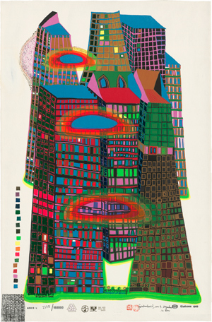 Lot 8149, Auction  116, Hundertwasser, Friedensreich, Good Morning City