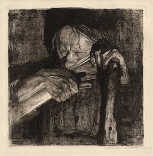 Lot 8180, Auction  116, Kollwitz, Käthe, Beim Dengeln