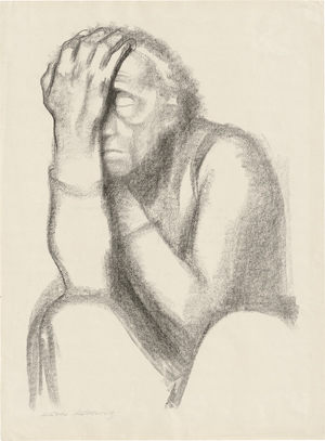 Lot 8190, Auction  116, Kollwitz, Käthe, Nachdenkende Frau