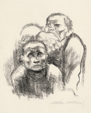 Lot 8197, Auction  116, Kollwitz, Käthe, Gefangene, Musik hörend