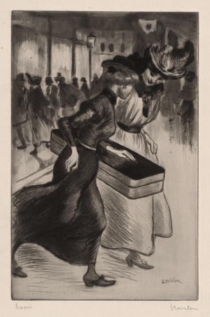 Lot 8329, Auction  116, Steinlen, Théophile Alexandre, Les deux Trottins