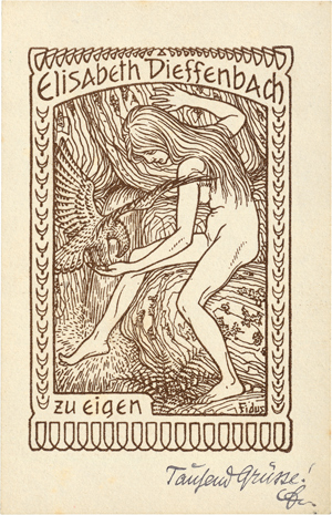 Lot 8597, Auction  116, Fidus, Exlibris