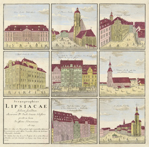 Lot 109, Auction  117, Scheffler, Joachim Ernst, Scenographia Lipsiacae