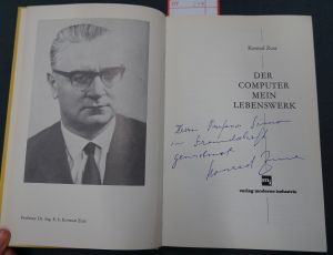 Lot 298, Auction  117, Zuse, Konrad, Der Computer mein Lebenswerk (mit Widmung)