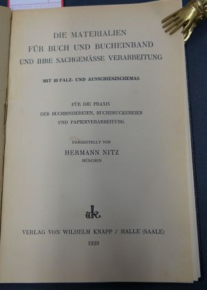 Lot 405, Auction  117, Buchbinderei, Konvolut von 12 Werken Fachliteratur in 10 Bänden