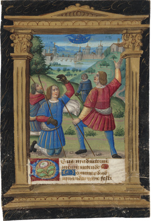 Lot 508, Auction  117, Stundenbuchminiaturen, 7 Miniaturen aus spätmittelalterlichen Stundenbüchern, den Horae Beatae Mariae Virginis. 