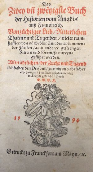 Lot 538, Auction  117, Amadis de Gaula, Das Zwey und zwentzigste Buch