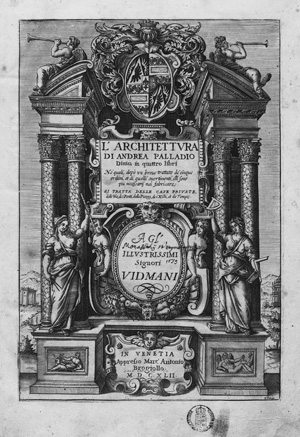 Lot 642, Auction  117, Palladio, Andrea, L'architettura divisa in quattro libri