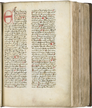 Lot 1004, Auction  117, Gregor I., Papst und Francisco degli Abbati, Homiliae XL in Evangelia [und:] Francisco degli Abbati. Postillae super Evangelia Dominicalia