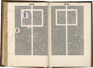 Lot 1029, Auction  117, Biblia latina und Nicolaus de Lyra, cum postilis Nicolai de Lyra