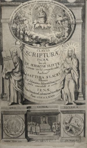 Lot 1201, Auction  117, Flacius, Matthias, Clavis scripturae sacrae seu de sermone sacrarum literarum