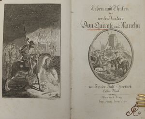 Lot 2023, Auction  117, Cervantes, Miguel de, Leben und Thaten des weisen Junkers Don Quixote
