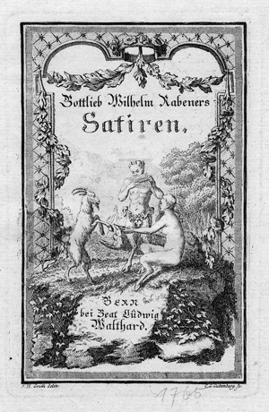 Lot 2100, Auction  117, Rabener, Gottlieb Wilhelm, Satiren
