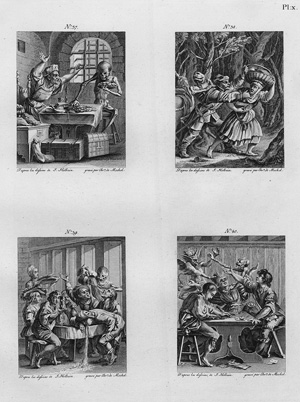 Lot 2124, Auction  117, Holbein, Hans, Oeuvre. Première partie: Le triomphe de la mort