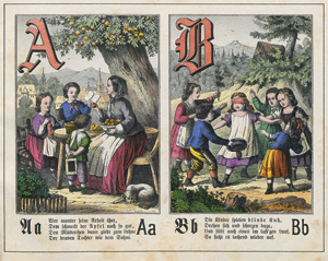 Lot 2155, Auction  117, ABC in Bildern, und Reimen für Kinder