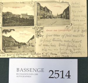 Lot 2514, Auction  117, Busch, Wilhelm, Gruß auf einer Gemeinschaftskarte