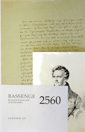 Lot 2560, Auction  117, Varnhagen von Ense, Karl August, Brief 1851
