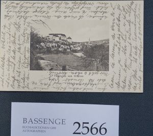 Lot 2566, Auction  117, Zweig, Arnold, Postkarte 1920  an Hermann Struck
