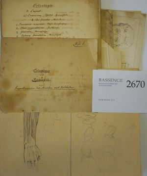Lot 2670, Auction  117, Schadow, Johann Gottfried, Nachschrift seiner Proportionslehre