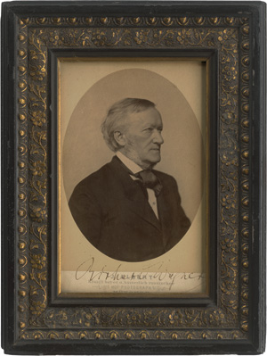 Lot 2690, Auction  117, Wagner, Richard, Photo mit Widmung