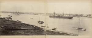 Lot 4036, Auction  117, China, Panoramic view of the Shanghai Bund