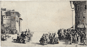 Lot 5038, Auction  117, Callot, Jacques, Le Marché d'esclaves (Die kleine Ansicht von Paris)