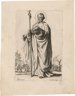 Lot 5041, Auction  117, Callot, Jacques, Les grands Apôtres Debout (Die Große Apostelfolge)