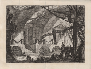 Lot 5602, Auction  117, Piranesi, Giovanni Battista, Der Holzbock mit den Spitzen