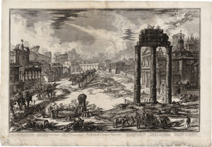 Lot 5609, Auction  117, Piranesi, Giovanni Battista, Veduta di Campo Vaccino