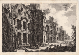 Lot 5610, Auction  117, Piranesi, Giovanni Battista, Veduta degli Avanzi superiori delle Terme di Diocleziano