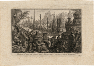 Lot 5611, Auction  117, Piranesi, Giovanni Battista, Veduta d'uno de circhi antichi 