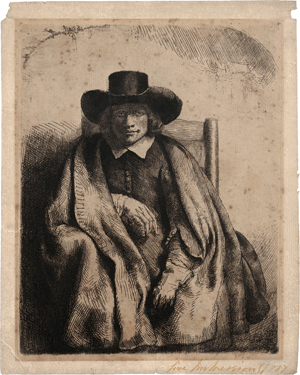 Lot 5638, Auction  117, Rembrandt Harmensz. van Rijn, Bildnis Clement de Jonge, Kupferstichverleger