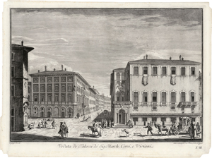 Lot 5687, Auction  117, Zocchi, Giuseppe - nach, Veduta de' Palazzi de' Sig. March. Corsi, e Viviani