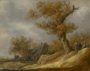 Lot 6008, Auction  117, Goyen, Jan van - zugeschrieben, Dünenlandschaft