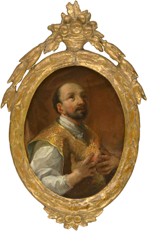 Lot 6015, Auction  117, Italienisch, 18. Jh. Zwei Heilige: Hl. Franz Xaver; Hl. Ignatius von Loyola