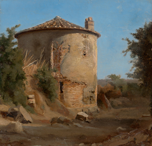 Lot 6054, Auction  117, Preller d. Ä., Friedrich, Römischer Rundturm bei Olevano