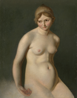 Lot 6083, Auction  117, Eckersberg, Christoffer Wilhelm - Schule, Aktstudie einer jungen Frau 