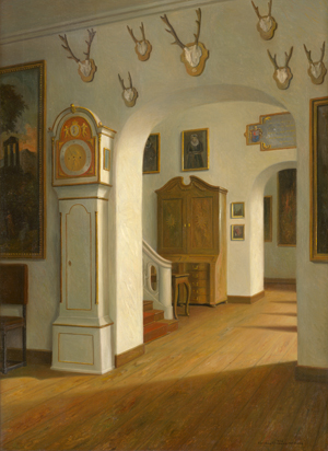 Lot 6088, Auction  117, Tilemann-Petersen, Christian, Interieur im Gutshaus Rønningesøgaard auf der Insel Fyn (Fünen), Dänemark.